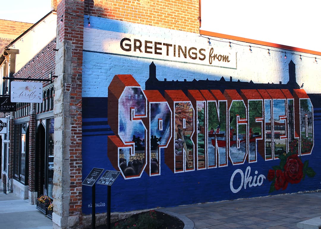 greetings from springfield mural